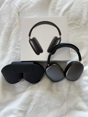 Apple AirPods Max - Space Gray and Black Over-Ear Headphones